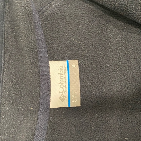 Navy Columbia Softshell  jacket - Picture 2 of 4